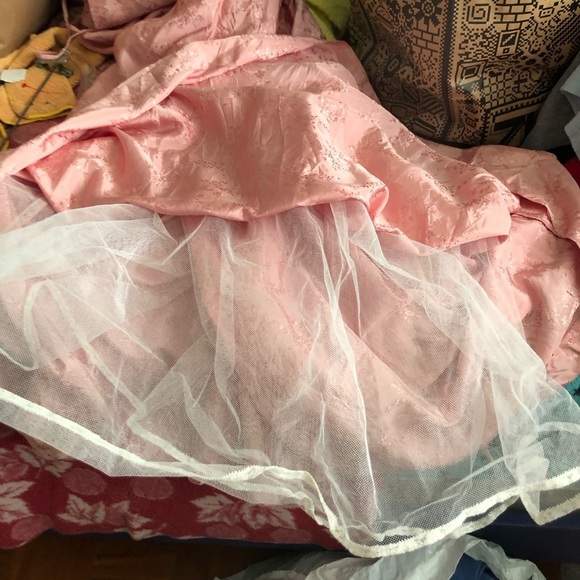 Vtg TD4 by Eletra blush Pink Party dress Juniors XS? See measurements 80s Retro - Picture 12 of 12